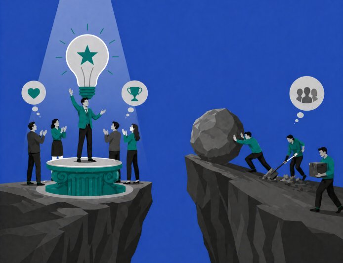 The Great Paradox: Why Society Glorifies Ideas and Undervalues Execution