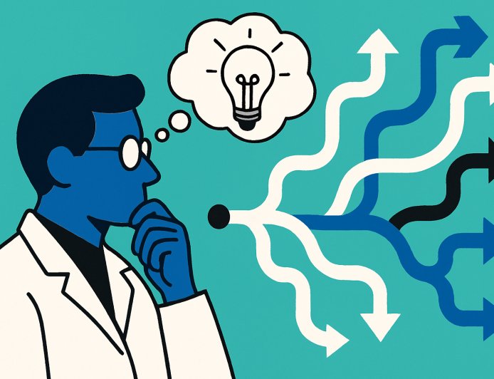 The Role of Counterfactual Thinking in Scientific Career Advancement
