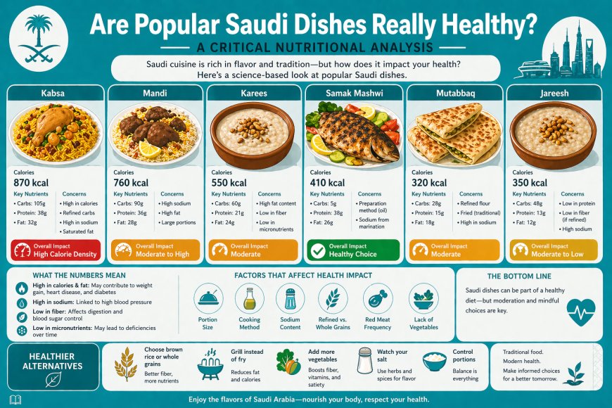 Are Popular Saudi Dishes Really Healthy? A Critical Nutritional Analysis