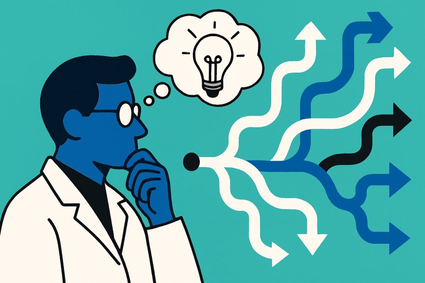The Role of Counterfactual Thinking in Scientific Career Advancement